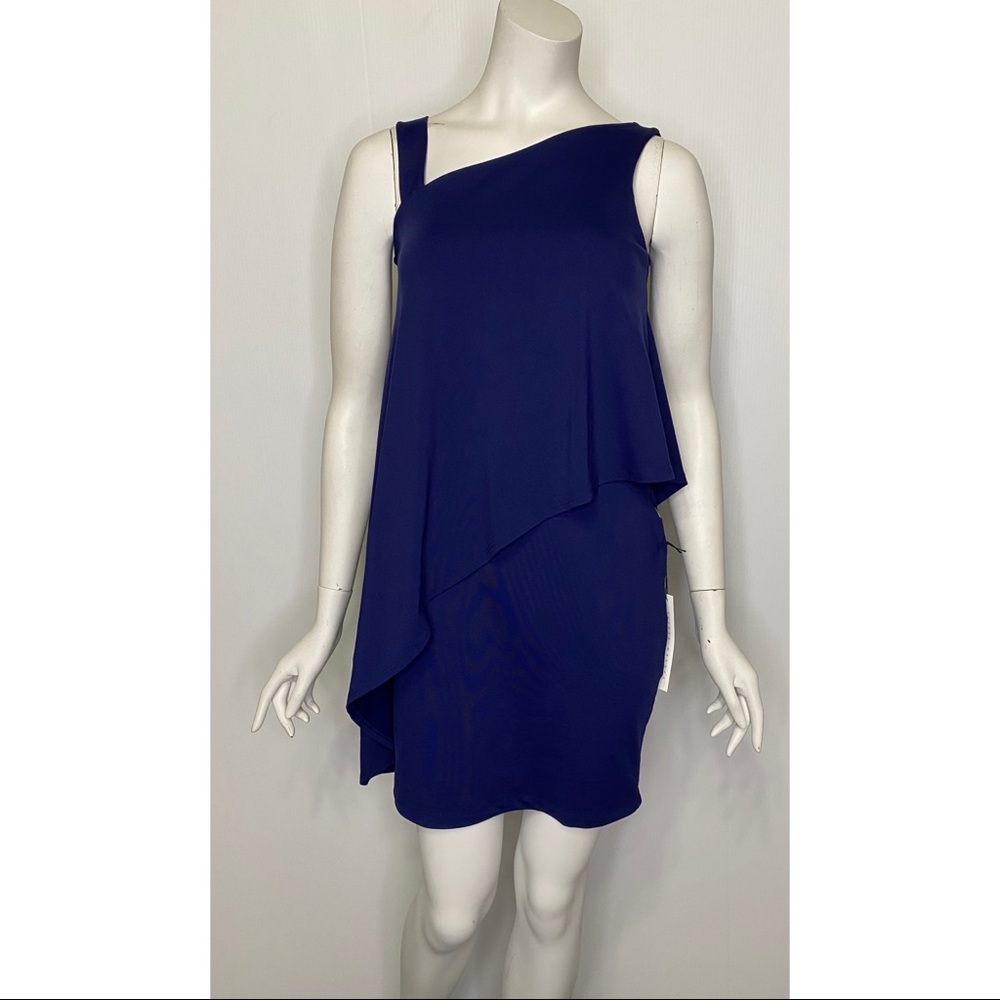 Susana Monaco Blue Asymmetrical Dress